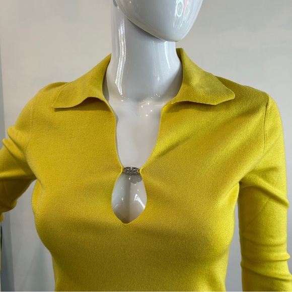 Vintage Balenciaga Silk & Cashmere Knit V-Neck Sweater - Picture 3 of 11